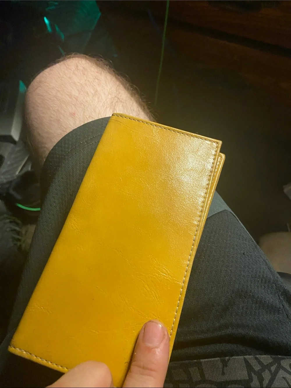 Valentino leather card